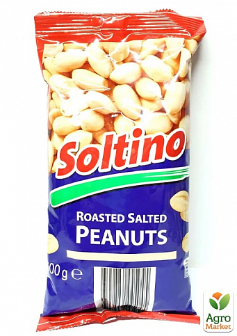 Арахіс Soltino Peanuts Roasted Salted 500г (Польща) упаковка 8 шт - фото 2