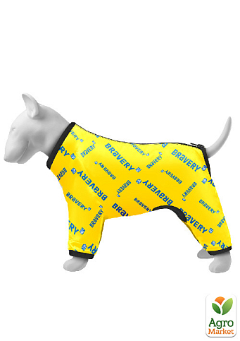 Ветровка для собак WAUDOG Clothes, рисунок "Смелость", M45, 55-60 см, С 37-40 см (5345-0231)