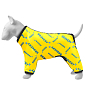 Ветровка для собак WAUDOG Clothes, рисунок "Смелость", M45, 55-60 см, С 37-40 см (5345-0231)