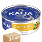 Сардина атлантична в маслі ТМ "Kaija" 240 г упаковка 24шт