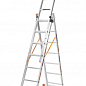 Лестница алюминиевая 3-х секционная BLUETOOLS (3х7 ступеней) (160-9307) купить