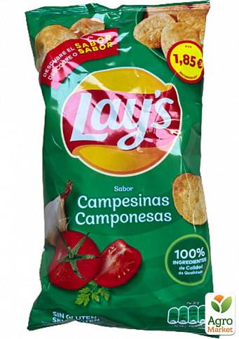 Картопляні чіпси (Пікантний сир-базилик) ТМ "Lay`s" 120г упаковка 24 шт - фото 2