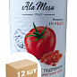 Томати в томатному соку (консервовані шматочки) ТМ "AlaMesa" 400г упаковка 12шт