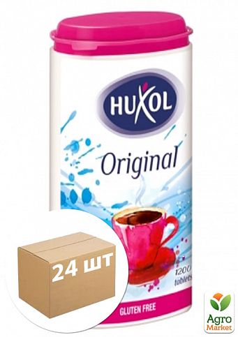Сахарозаменитель ТМ "Huxol" 1200 табл. упаковка 24шт