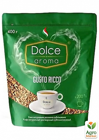 Кофе растворимый ТМ "Dolce Aroma" 400 г упаковка 16шт - фото 2