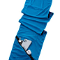 Рушник для фітнесу Troika, ефект охолоджувальний, синій (TWL20/DB)