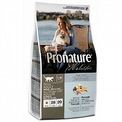 Pronature Holistic Сухой корм для взрослых кошек с атлантическим лососем и коричневым рисом  340 г (5520040)2