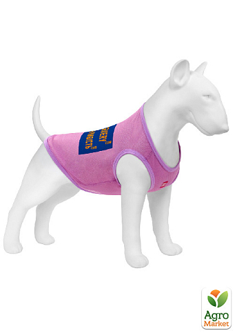 Майка для собак WAUDOG Clothes малюнок "Сміливість", сітка, XS, B 26-29 см, C 16-19 см рожевий (300-0231-7) - фото 2