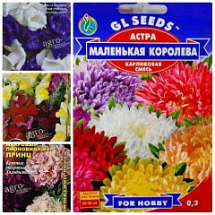 Комплект семян цветов "Лужайка" 5уп2