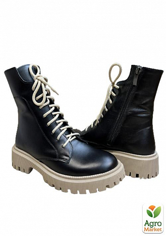 Женские ботинки зимние Amir DSO027 37 23,5см Черные - фото 6