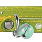Ошейники Коллар Гламур ошейник с клеевыми стразами и резинкой (ширина  9мм, длина 22-30см) 32545 зелёный (3254570)