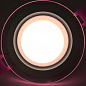 LED панель Lemanso LM1036 Сяйво 6W 450Lm 4500K + рожевий 85-265V / коло + скло (336103)