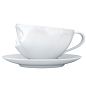 Чашка з блюдцем для кави Tassen "Смакота" (200 мл), порцеляна (TASS14601/TA) цена