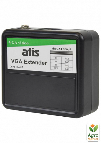Прийом-передавач відеосигналу Atis VGA Extender по витій парі - фото 2