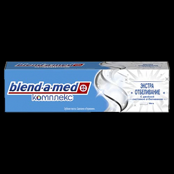 BLEND-A-MED зубна паста Комплекс Екстра Відбілювання М'ята 100мл