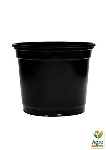 Горщик для розсади: висота 8.5см, діаметр 10см, об'єм 0.4л (чорн.)