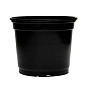 Горщик для розсади: висота 8.5см, діаметр 10см, об'єм 0.4л (чорн.)