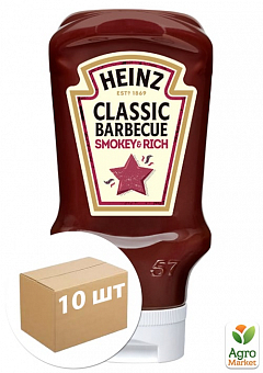 Соус Classic Barbecue ТМ"Heinz" 480г упаковка 10шт2