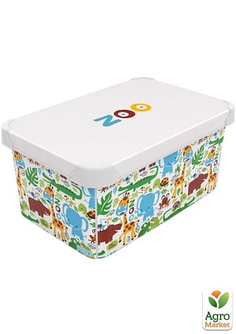 Коробка Qutu Style Box Зоопарк 10 л