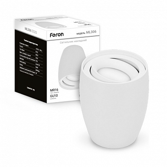 Накладной светильник Feron ML306 белый (40099)