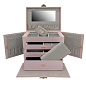 Шкатулка для драгоценностей Friedrich Lederwaren Jolie 2.0 светло-розовая (20136-4)