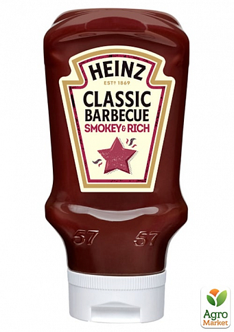Соус Classic Barbecue ТМ"Heinz" 480г упаковка 10шт - фото 2
