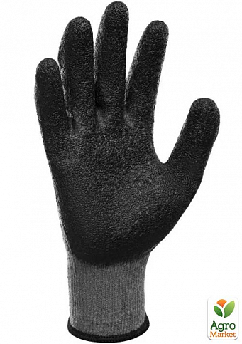 Перчатки трикотажные с латексным покрытием КВИТКА Recodrag (10", серые) (110-1201-10-IND) - фото 2