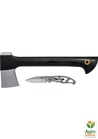 Набор Fiskars топор плотницкий малый Solid A6 (1052046) + Складной нож Gerber Paraframe ™ (1027831) 1057911 - фото 3