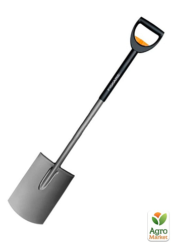 Телескопічна лопата із закругленим лезом Fiskars SmartFit 131310 (1000620) 