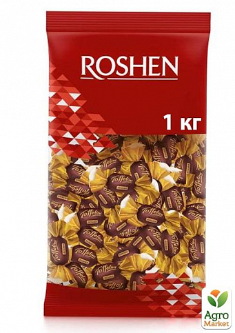 Цукерки Toffelini з шоколадною начинкою ТМ "Roshen" 1кг упаковка 6 шт - фото 2