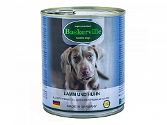 Baskerville Влажный корм для собак с ягненком и петухом  400 г (4910120)1