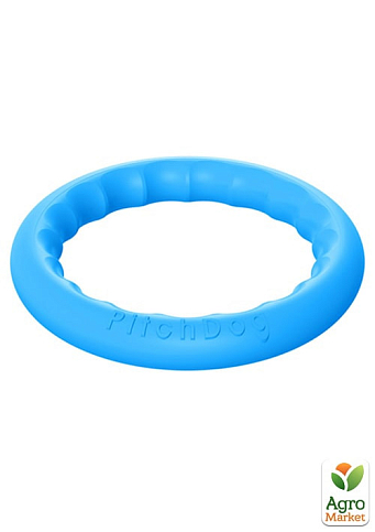 Кільце для апортировки PitchDog17, діаметр 17 см блакитний - фото 2