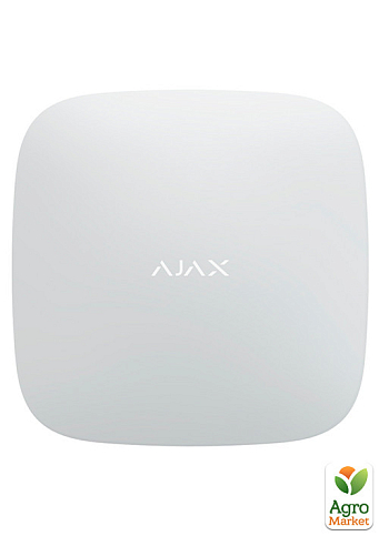 Інтелектуальна централь Ajax Hub Plus white з розширеними комунікаційними можливостями