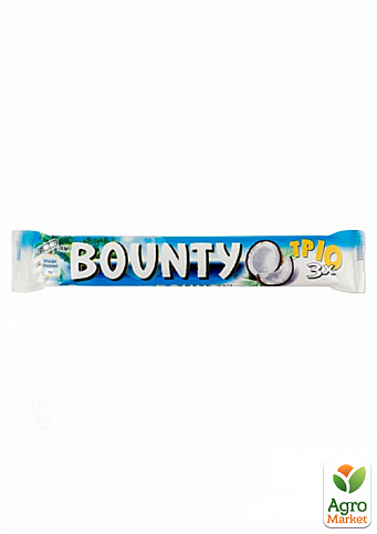 Батончик шоколадний Bounty Trio 85 г