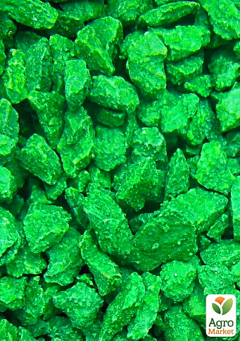 Кольорове декоративне каміння "Зелене" Фракція 5-10 мм 1 кг