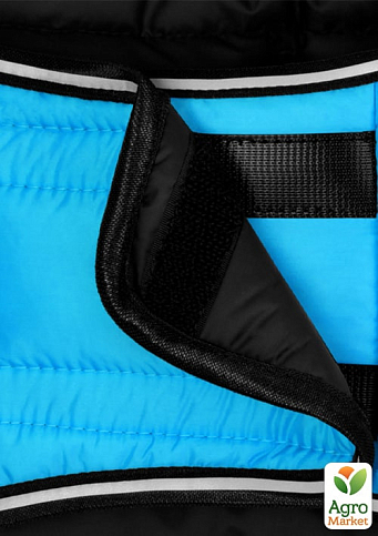Куртка-накидка для собак AiryVest, L, B 58-70 см, С 42-52 см голубой (15442) - фото 4