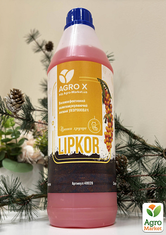 Липкий укорінювач нового покоління LIPKOR "Проти хруща" (Ліпкор) ТМ "AGRO-X" 1л