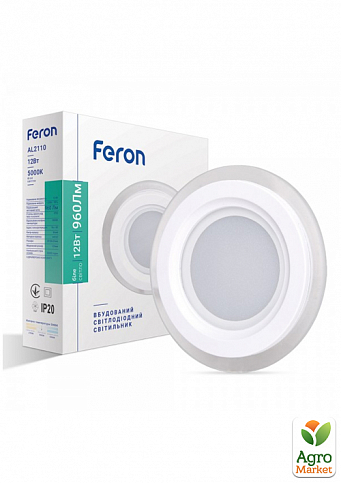 Светодиодный светильник Feron AL2110 12W белый (01579)