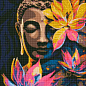 Алмазна мозаїка - Будда з лотосами AMO7799