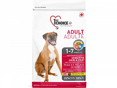 1st Choice Adult Cухой корм для дорослих собак всіх порід з ягням, рибою і рисом 2.72 кг (2270320)2