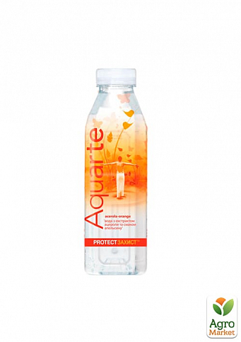 Вода с экстрактом ацеролы и вкусом апельсина ТМ "Aquarte" 0.5 л упаковка 12 шт - фото 2