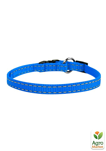 Нашийник "Dog Extremе" з нейлону регульований (ширина 15мм, довжина 23-35см) блакитний (01572) - фото 3