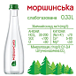 Минеральная вода Моршинская Премиум слабогазированная стеклянная бутылка 0,33л  цена