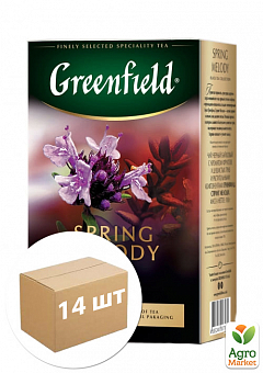 Чай "Гринфилд" 100 г Спринг Мелоди упаковка 14шт1