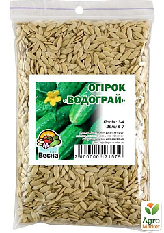 Огірок "Водограй" ТМ "Весна" 100г2