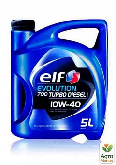 Олія моторна Elf Evolution 700 Turbo Diesel 10W40/5л. / (ACEA A3/B4, API SL/CF) ELF 12-5 TD1