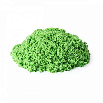 Пісок для дитячої творчості - KINETIC SAND COLOUR (зелений, 907 g) - фото 3