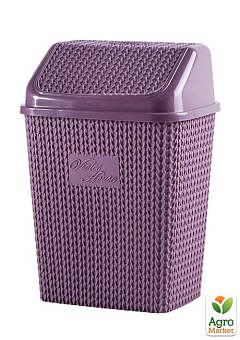 Корзина для мусора Violet House 0026 Виолетта Сливовый 10 л1