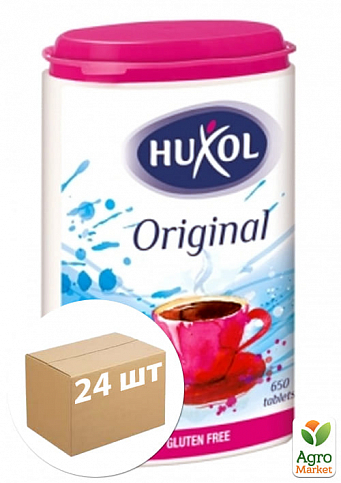 Цукрозамінник ТМ "Huxol" 650 табл. упаковка 24шт