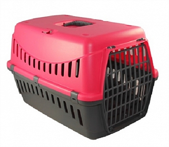 Stefanplast GIPSY Переноска для собак и котов 58х38х38 см, цвет розовый (2710690)